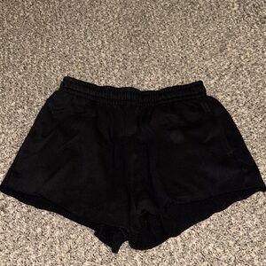 Divided Jet Black Women's Athletic Shorts